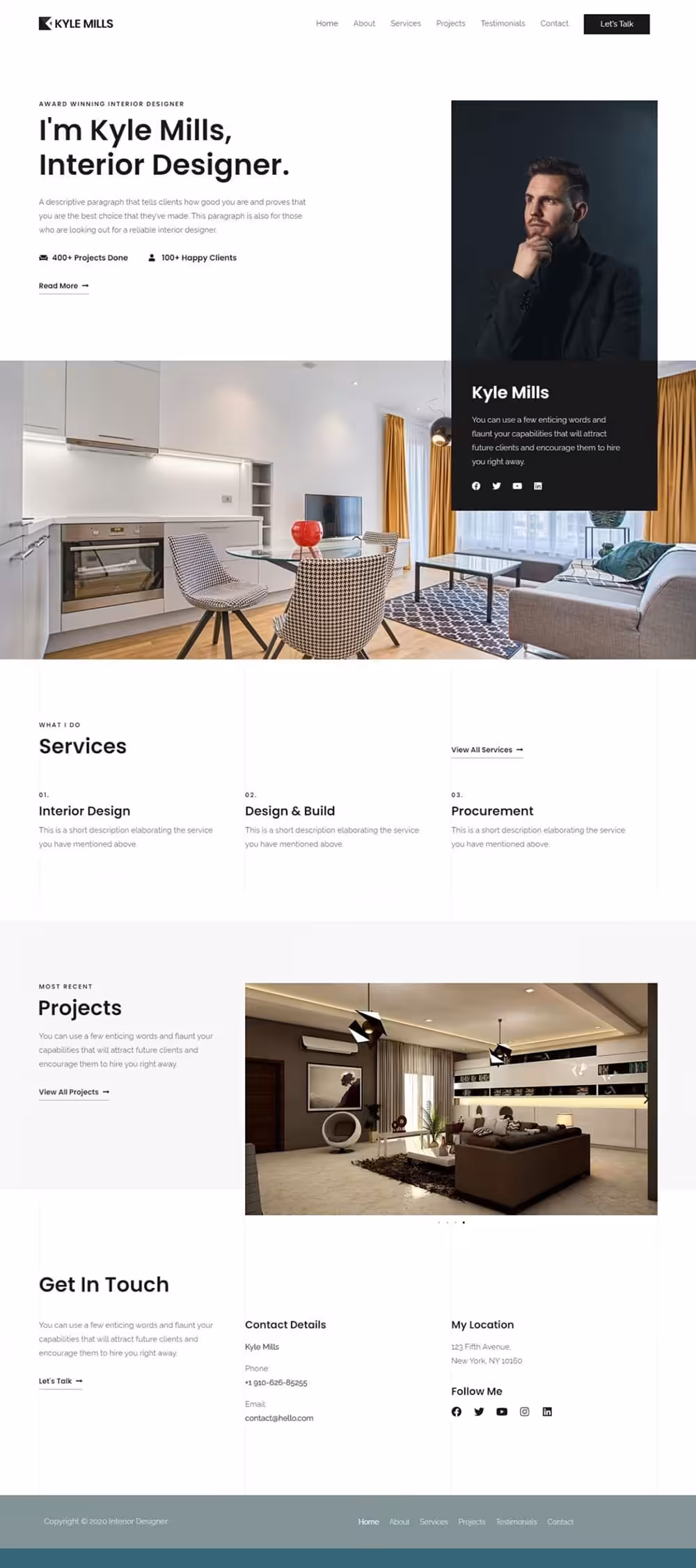 Websites - kjhosting Web demo 7